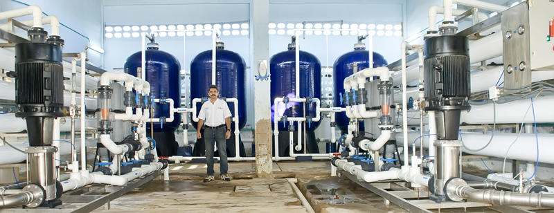 Saltwater desalination for public water supply